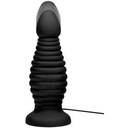 Master Series Auto Thruster Vibrating Silicone Anal Plug