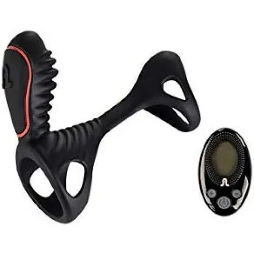 Adrien Lastic Gladiator Remote Controlled Cockring, Black Adrien Lastic Gladiator Remote Controlled Cockring, Black
