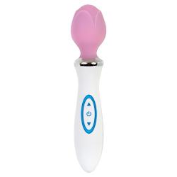 Evolved Novelties Luminous Love Bud Rose Rechargeable Vibrator, Pink, 8.5 Inch