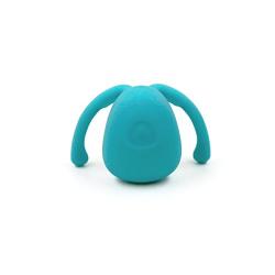 Dame Products Eva The Rechargeable Couples Vibrator, Aqua