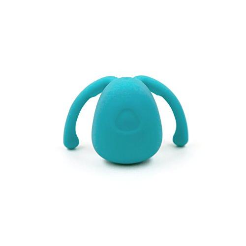 Dame Products Eva The Rechargeable Couples Vibrator, Aqua