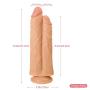 Role Playing 10.8-inch Siamese Double-Headed Expansion Massage Tool Unisex High-Quality PVC Relaxing Personal Massage Toy