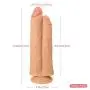 Role Playing 10.8-inch Siamese Double-Headed Expansion Massage Tool Unisex High-Quality PVC Relaxing Personal Massage Toy