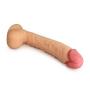 Healthy Vibes Big Dick Dirk Dildo the Porn Star Molded Huge 11.5 Inch Realistic Flesh Lifelike Penis with Suction Cup, Strap On Sex Toy Dong for Men, Women & Couples