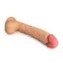 Healthy Vibes Big Dick Dirk Dildo the Porn Star Molded Huge 11.5 Inch Realistic Flesh Lifelike Penis with Suction Cup, Strap On Sex Toy Dong for Men, Women & Couples