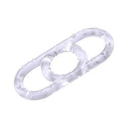 Rainly Ramdom Color Silicone Clock Ring for Men