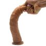 InvincibleFun Lifelike Devil 9.5in Silicone Toy Wand for Beginners, Soft No Distinct Smell, Strong Suction Cup for Hands-Free Play Swell