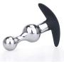 Knowwest Metal + Silicone Out Àmàl Plùg Masturbadõr Sucker Pull Beads Six Toys G S Potter
