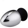 LLFX Large Anàl Plug Solid Metal with Silicone Base Anàl Expansion Toys Backpack