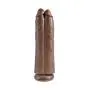 Pipedream Products King Cock 11" Two Cocks One Hole, Brown, 38.6 Lb Pipedream Products King Cock 11" Two Cocks One Hole, Brown, 38.6 Lb