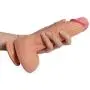 Anfei Double Layered Dildo, Hyper Realistic Dual Layer Liquid Silicone Penis with Suction Cup, 9 Inch, 16.33 Ounce