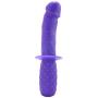 CalExotics Grip Thruster Probe – Waterproof G Spot Dildo for Women – Adult Silicone Dong Sex Toy for Couples - Purple