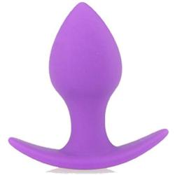 DiscountOne Silicone Anal Butt Plugs, Purple Anal Trainer Toy