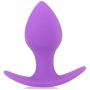 DiscountOne Silicone Anal Butt Plugs, Purple Anal Trainer Toy