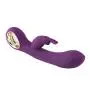 ZSZASZ USB Rechargeable Handheld Electric Massager with 10 Vibrating Frequencies of Heatable Vibrating Bar (Color : Purple)
