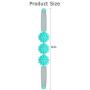 Muscle Roller Stick, Restore Pressure Point Muscle Roller Massage Stick, Flexible Body Massage Stick with Soft Spikes for Reducing Body Muscle Soreness (Green)