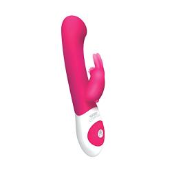Rabbit The G-Spot Rechargeable Silicone Waterproof Vibe, Pink