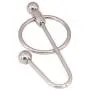Eastern Delights Stainless Penis Cock Rings with Urethral Sounds Ball, Long Size Eastern Delights Stainless Penis Cock Rings with Urethral Sounds Ball, Long Size