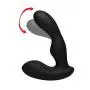 Alpha-Pro 7X P Stroke Silicone Prostate Stimulator with Stroking Shaft, Black Alpha-Pro 7X P Stroke Silicone Prostate Stimulator with Stroking Shaft, Black