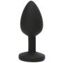 BUBUCAST New 7 * 2.8cm Black Small Silicone Plug Both Man and Woman Amal