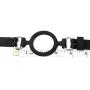YELO Open Mouth Gag O-ring Gag Restraints, Head Harness Restraint Mouth O-ring Gag Oral Fixation, Adjustable Strap