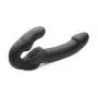 Strap U Evoke Rechargeable Vibrating Silicone Strapless Strap On, Black