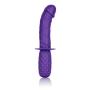 CalExotics Grip Thruster Probe – Waterproof G Spot Dildo for Women – Adult Silicone Dong Sex Toy for Couples - Purple