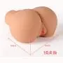 10.64Lbs Lifelike Big Size SÉ-X Dõ-ll Women Body Torso - Reálistic 3D Men Male Toy with 2 Holes TPE Material Soft and Flexible Natural