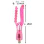 Female Style Retractable Machine Gun Automatic Adult Toys Multispeed Adjustable Thrusting with 7 Attachments