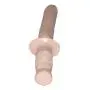 Doc Johnson Classic - The Manhandler - 14.5 Inch - 9.5 Inch Usable Length - Dildo with Handle - White