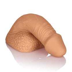 CalExotics Packer Gear 5 Inch Silicone Packing Penis - Realistic Prosthetic Dong Strap On Sex - Trans Transitioning FTM Adult Female to Male - Tan, 1 Count