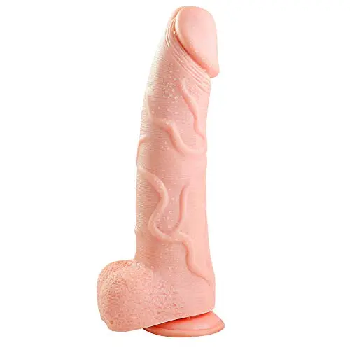 SNNNY 13.2 Inch Dî`Ld.Ɔ Women Wand Flexible Toy Huge Tool