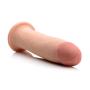 Usa Cocks Ultra Real Dual Layer Suction Cup Dildo Without Balls, 9 Inch