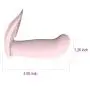 Wireless Waterproof Massager for Back and Neck Relaxation, 10 Speed Frequency Massager with Wireless Remote Control (Pink)