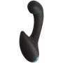 Doc Johnson OptiMALE™ - P-Curve - Ergonomically Curved Beginner-Friendly Vibrating Prostate Massager - Silicone, Remote Operated, Multi-Function, USB Rechargeable - Black