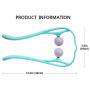 Office Neck Massager Authentic, Pressure Point Therapy Massager, Home Manual Neck and Shoulder Pressure Deep Tissue Dual Trigger Point Manual self Muscle Massage (Blue)