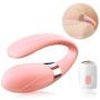 Desk Female Hand Free Female Electric 9 Vibration Hands-Free Realistic Female Toy t-Shirt USB Charging Dual Motor.