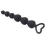 10 Beads Blockage with Pull Ring Easy to Thrust and Twist Silicone Flexible Blockage Interesting Games,Black (NO.1)