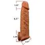 Realistic Girth Enhancer Enlarger Extender Sleeve Best1881 Realistic Girth Enhancer Enlarger Extender Sleeve Best1881