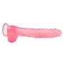 Full 100% Silicone 12 Inch Soft Toy with Suction Cup Base Great for Beginners Toys Friction Attrition - Pink - Biyenanian1.2