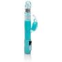 CalExotics Dazzle Xtreme Thruster – Thrusting 12 Function Rabbit Vibrator - Waterproof Vibe Sex Toys for Couples – Luxury Adult Hands Free G Spot Massager - Blue