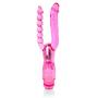 Pink Dual Pleasure Double Penetrator Massager Toy for Pleasure
