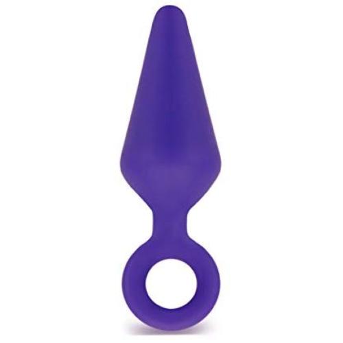 Luxe Candy Rimmer Butt Plug, Purple, Large