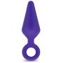 Luxe Candy Rimmer Butt Plug, Purple, Large