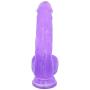 Realistic Jelly Dildo - Suction Cup Base for Hands Free Masturbation - Adult Sex Toy