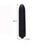 10 Speed Mini Type Black Bullet Vibrator G Spot Massage Stick for Women Men, Adult Sex Toy for Couple Flirting