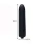 10 Speed Mini Type Black Bullet Vibrator G Spot Massage Stick for Women Men, Adult Sex Toy for Couple Flirting