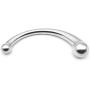Guiseniour Double Ended Stainless Steel Gspotter Wand Massage Stick Pure Metal Pinis Pspotter Stimulator Anell Plug Dillos Six Toys for Women Men