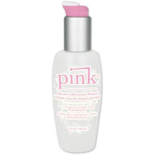 Pink Silicone Lubricant For Women, 3.3 Ounces