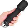Personal Wand Massager for Women, Mini Powerful Handheld with 10 Speeds 20 Vibration Patterns, Cordless Rechargeable Quiet Bullet Head Massager for Body Back Neck Shoulder Sore